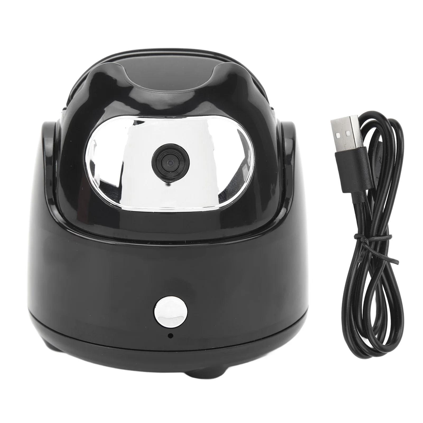 Face Tracking Phone Holder 1/4 Screw Port Dual Auto Face Tracking Stabilizer Type C Charging 360 Degree Rotation for Home