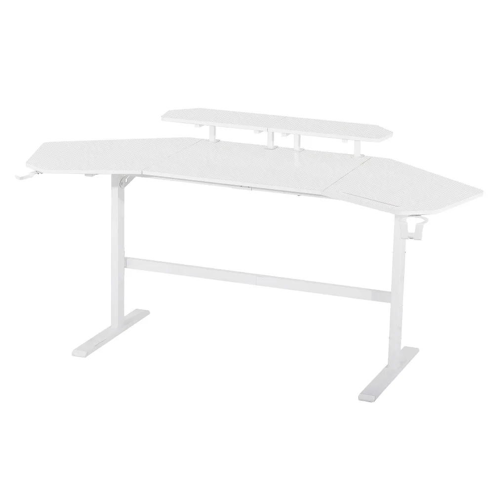 Gaming Desk with Shelves & Accessory Holder, Modern Computer Desk with Storage – Compact Design for Small Spaces 5