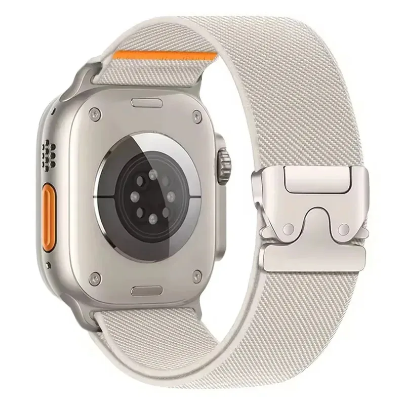 Breathable Nylon Loop Strap for Smartwatch - Adjustable & Comfortable Wristband