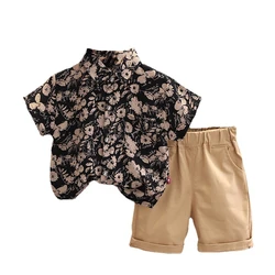 New Summer Baby Clothes Suit Boys Clothing Children Shirt Shorts 2Pcs/Sets Infant Outfits Toddler Casual Costume Kids Tracksuits