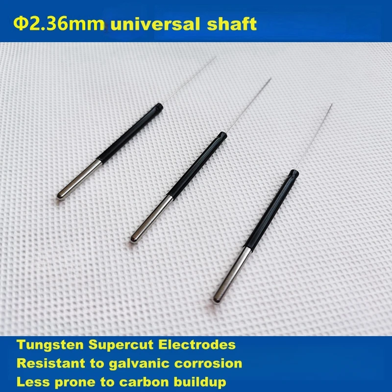 Tungsten filament electrode High-frequency electrocautery Electrocoagulator LEEP Ion electrocautery superfine Electrodes green tip pure tungsten electrode 1 6mm x 150mmsolder for soldering aluminum solder for soldering aluminum welding electrodes