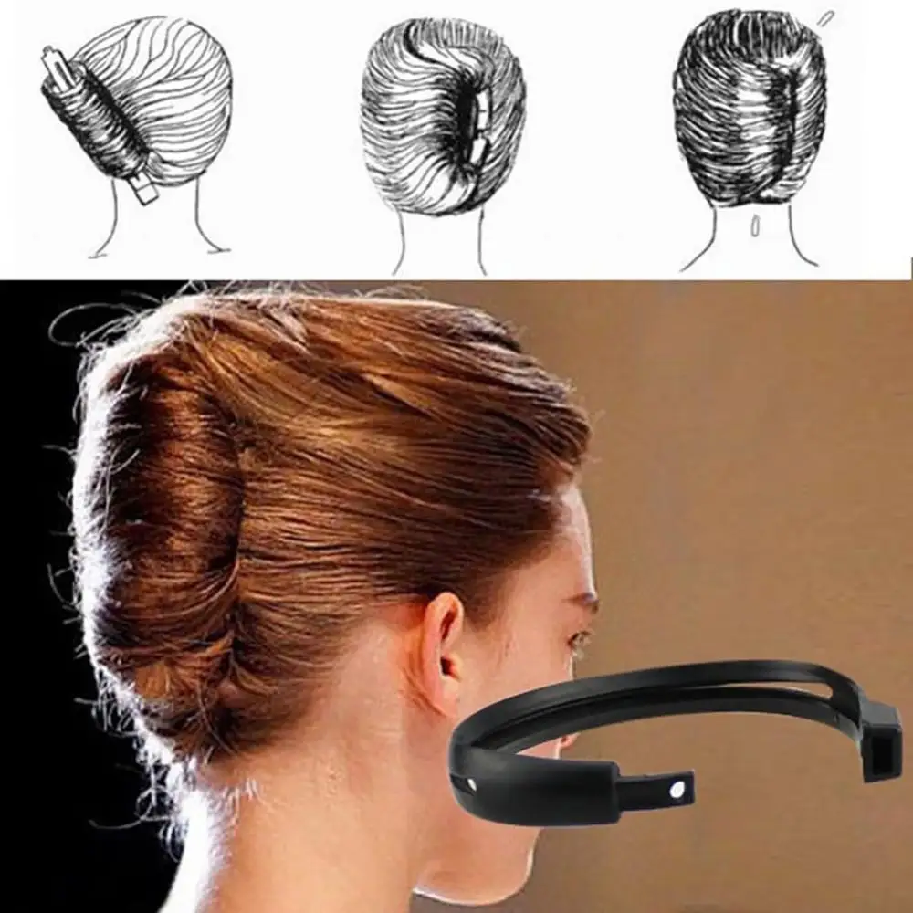 Donne Magic Hair Styling Updo Donut Bun Maker Holder Tool Fashion Shaper Twister