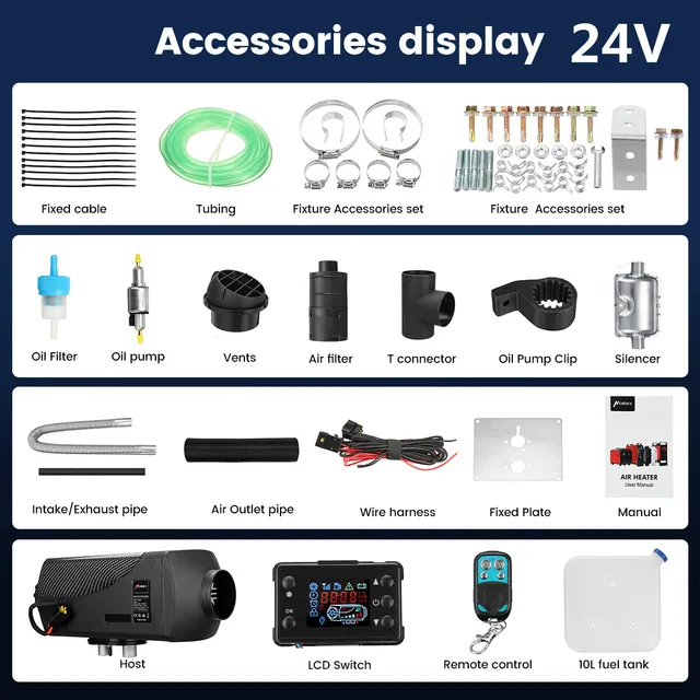 パーキングヒーター 12v5ー8kw 交換用