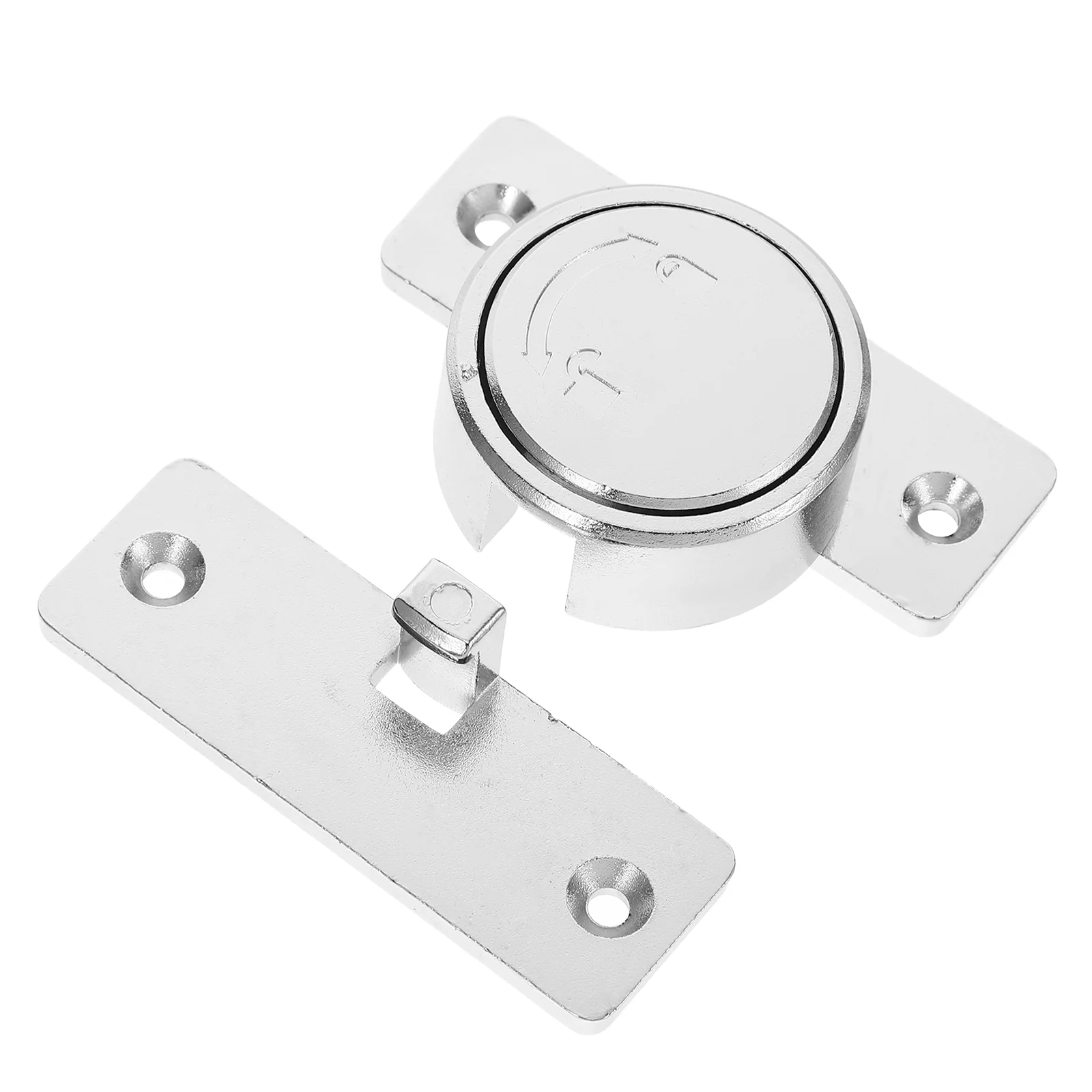 No Punching Latch Door Catch inside Lock Automatic Gate for Latches Rotatable Locks Bedrooms Sliding Bolts