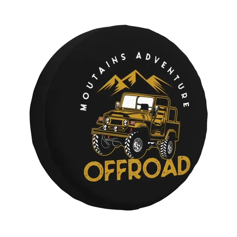 

Offroad Truck Adventure Travel Spare Tire Cover for Jeep Honda SUV RV 4x4 Car Wheel Protectors Accessories 14" 15" 16" 17" Inch