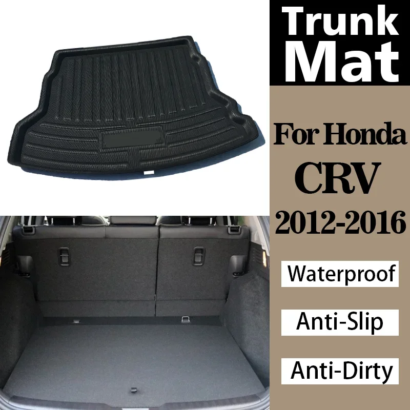 Tappetini per bagagliaio per auto per Honda CRV CR-V 2012 2013 2014 2015 2016 Cargo Boot Tappeto Vassoio da pavimento Tappetino per bagagliaio posteriore per auto antiscivolo impermeabile