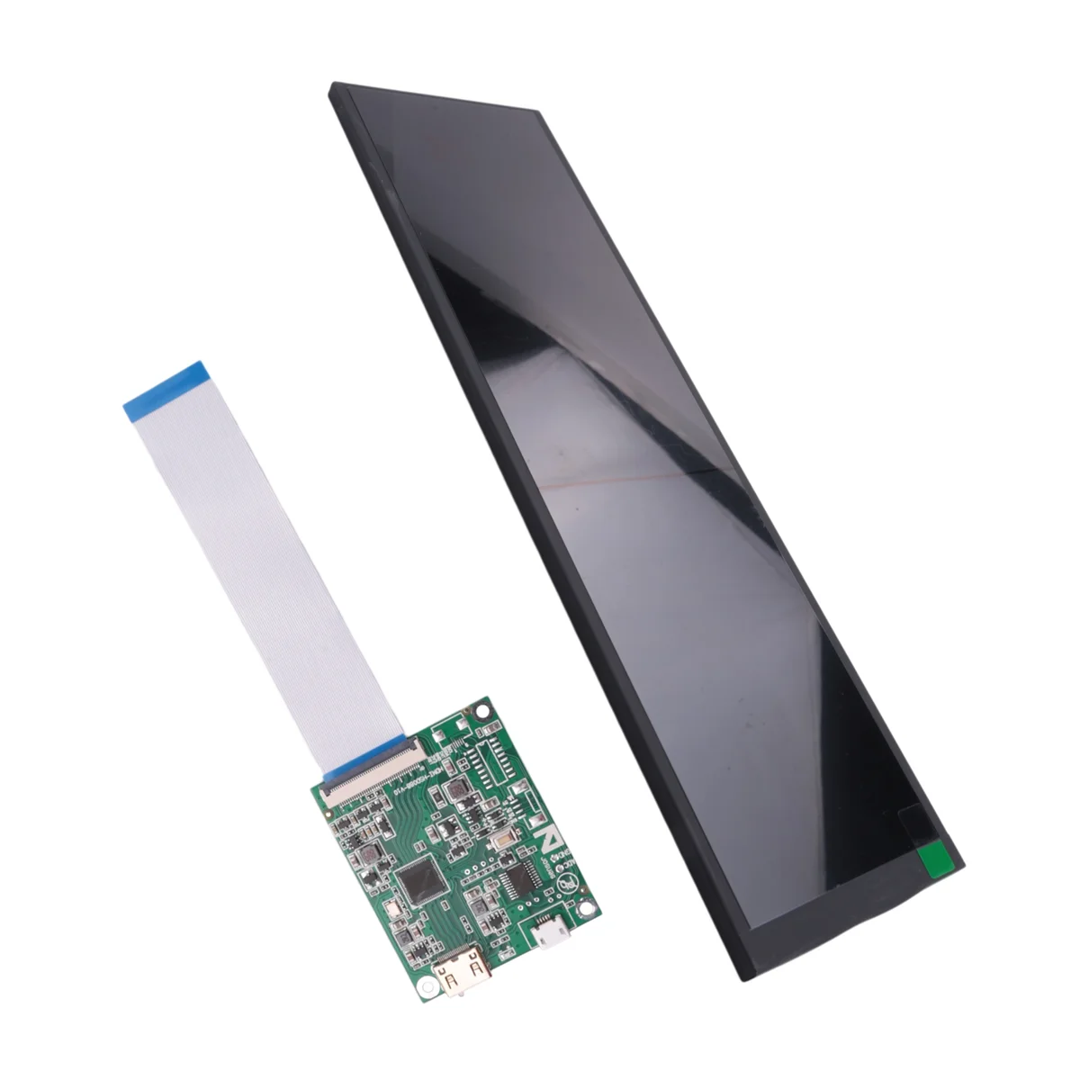 

8.8-Inch 1920X480 Resolution 600-Brightness Bar LCD Display, MIPI Interface, HSD088IPW1-A00 with Driver Board