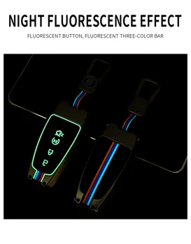 Custodia per chiave Auto in lega per Ford Fusion Mondeo Mustang Explorer F150 Edge EcoSport per Lincoln portachiavi 2021 protezione automatica - Custodia per chiave Auto in lega per Ford Fusion Mondeo Mustang Explorer F150 Edge EcoSport