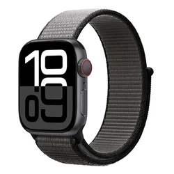 Premium Nylon Loop Strap for Apple Watch - Versatile and Durable Replacement Bracelet (45 Iron anchor gray)