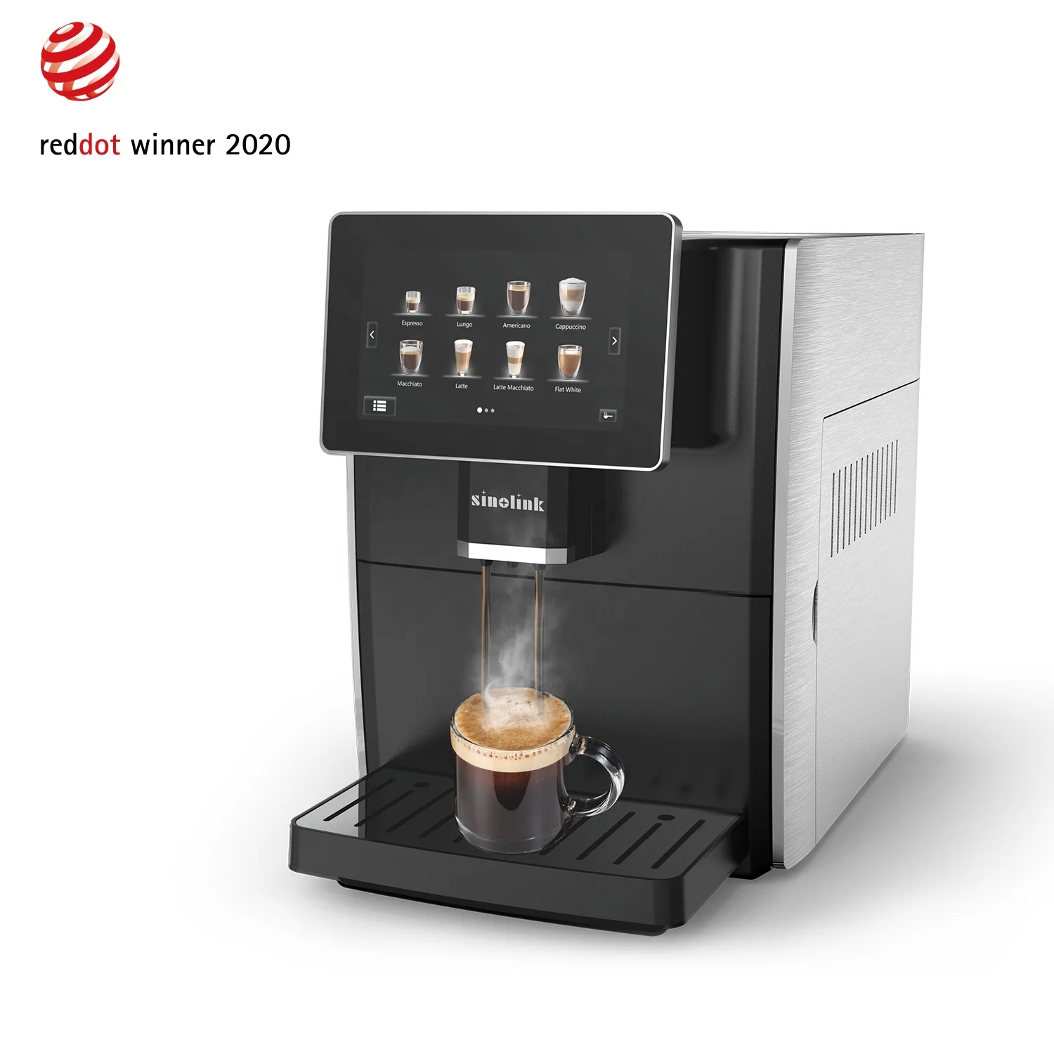 

Professional Touch Screen Display Automatic Expresso Coffee Machine