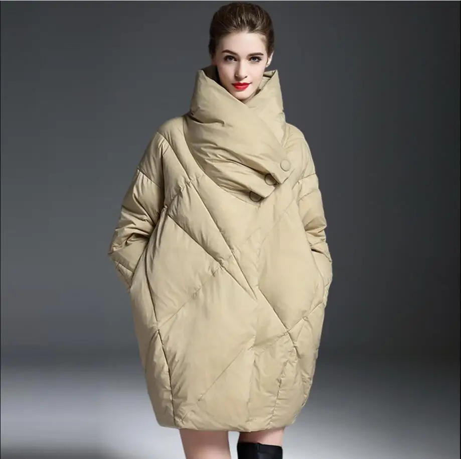 Winter 2022 Women's Outdoor Parka Warm Windproof Zipper Cotton Jacket Winter Jacket Down Coats