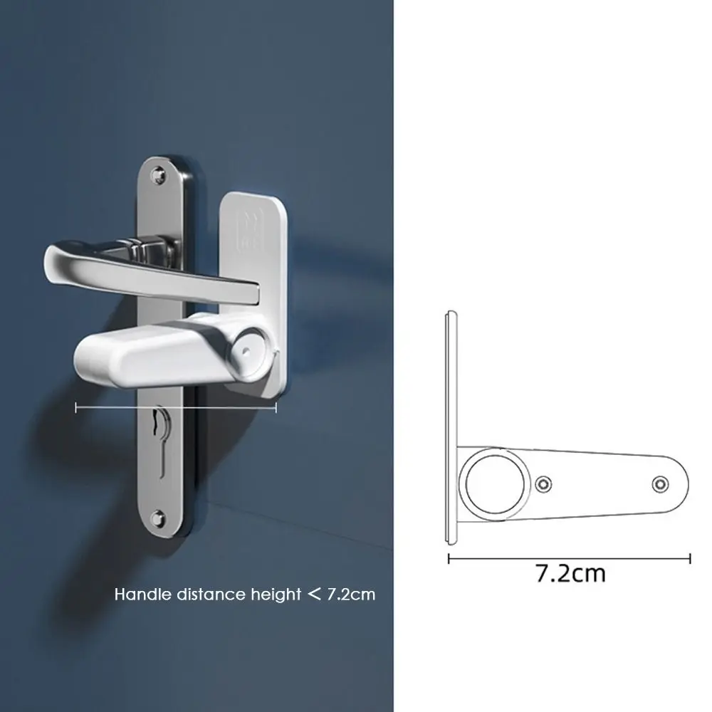 Door Handles Anti-Opening Fixed Lock for Children Cat