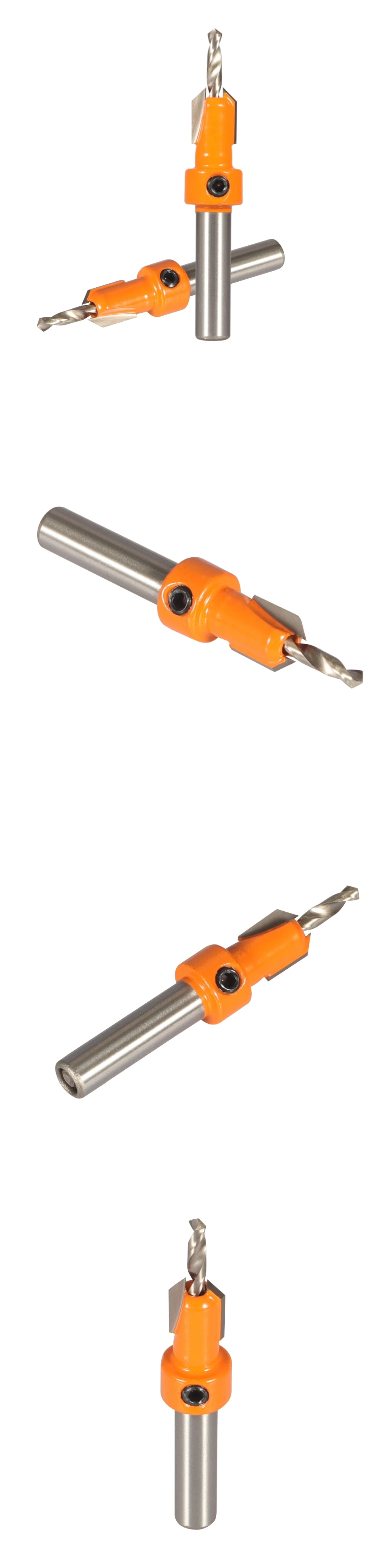 YUSUN  8MM Shank Hss Countersink  Router Bit Screw Extractor Woodworking Milling Cutter For Wood