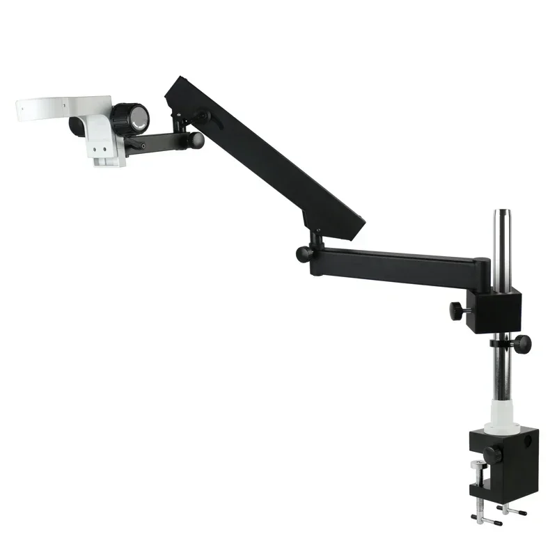 Adjustable Articulating Arm Pillar Clamp Bracket A3 Cantilever Holder Stand 76MM Head For Trinocular Binocular Stereo Microscope microscope arm stand video microscope stand