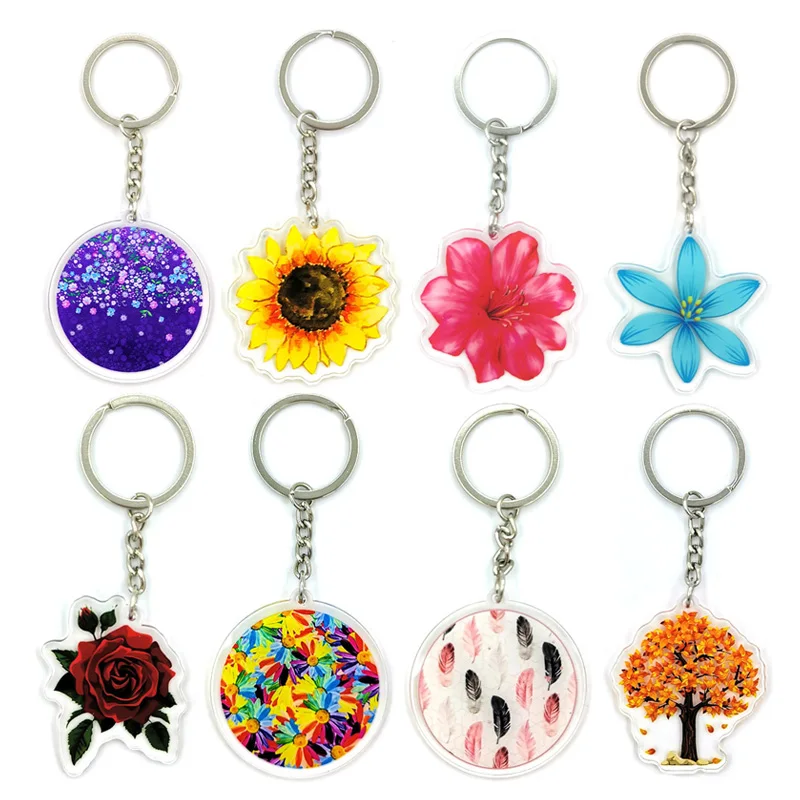 

Flowers Credit Card ID Holder Bag Student Women Travel Bank Bus Business Card Cover Badge Accessories Gifts keychain holder