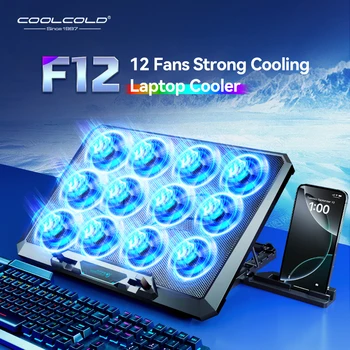 COOLCOLD 12-Fan Laptop Cooling Pad 1