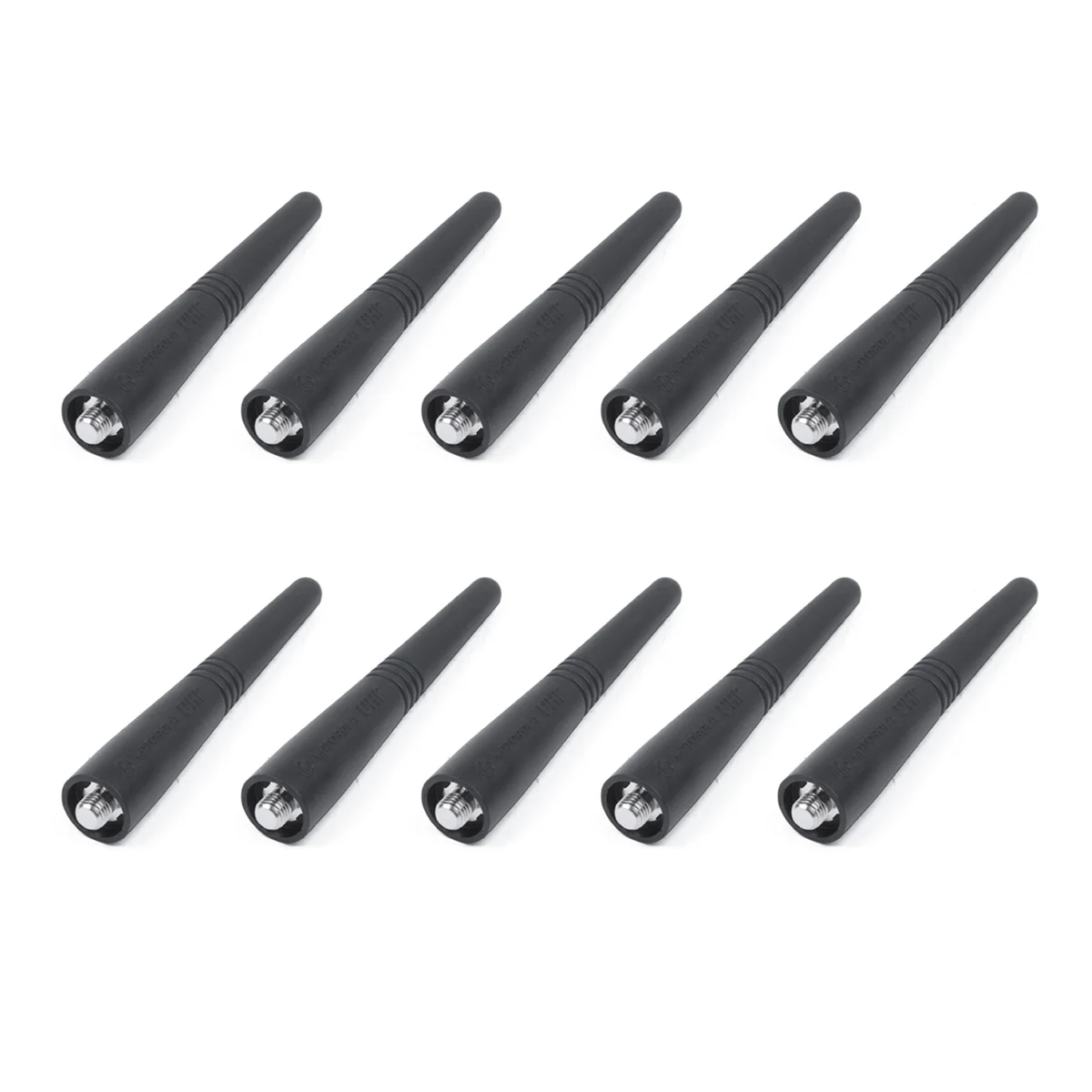 

10Pcs 9 cm Length Antenna Short PMAE4003 Uhf Stubby Antenna 430-470 Mhz Range for Motorola Gp328 Gp340 Gp328Plus