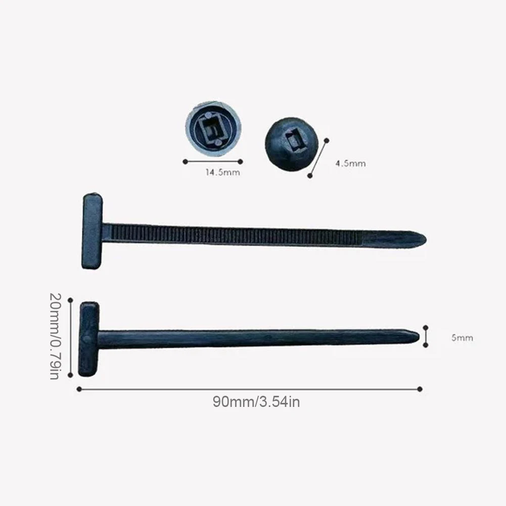 Nylon Black Heavy Duty Zip Ties Self Locking Cable Ties for Indoor Outdoor Use