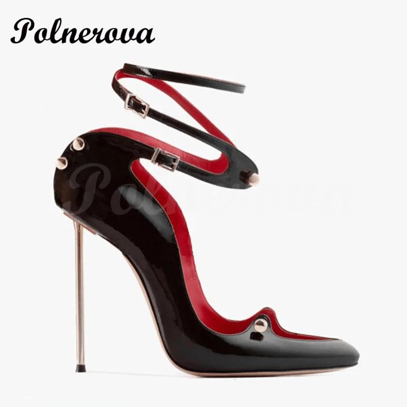 Luxury Designer Brand Leather Pointed Toe High Heels Ladies Basic Pumps Formal Ladies Party Shoes Heeled Shoes for Women