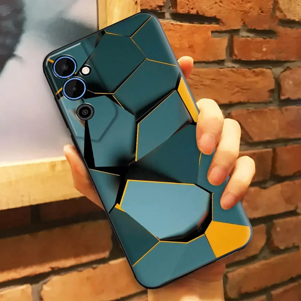 Marble TPU Soft Silicone Phone Case for Tecno Pova Neo Series