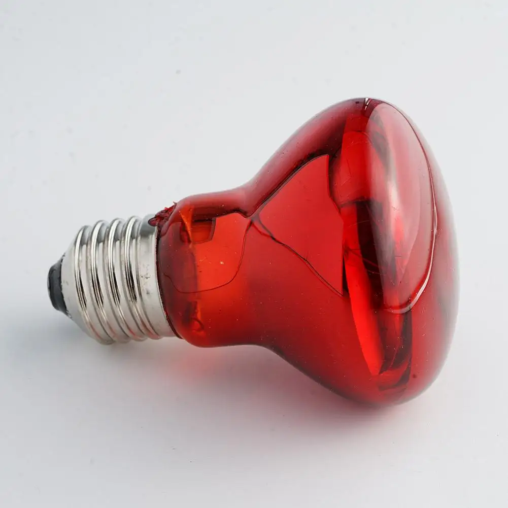 25W 40W 50W 60W 75W 100W E27 Poultry Heating Bulb Infrared Insulation Heating For Reptiles Plants Amphibians Pets Livestock Lamp 3