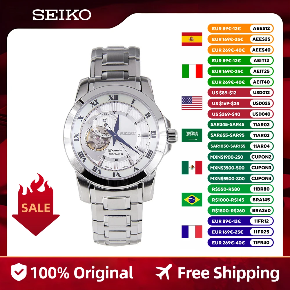 Seiko Men Watch Automatic Mechanical Waterproof Japanese Original Watches For Men
