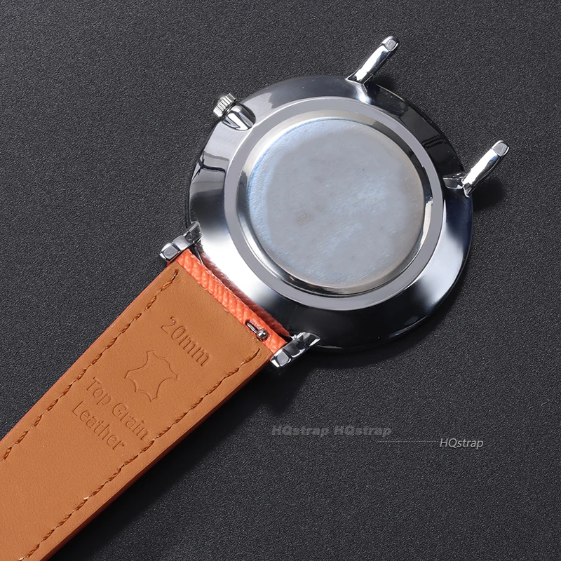 Premium Calfskin Leather Quick Release Watch Bands and Straps