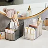 Plastic Makeup Bathroom Storage Box Cosmetic Organizer Desktop Make Up Jewelry Storage Case Sundries Table Container Organizer 4