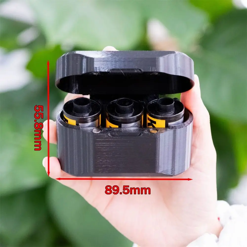 통합형 필름 보관함 방진 경량 필름 롤 보관함 플립 커버 안티크러쉬 35mm 필름 여행용 박스