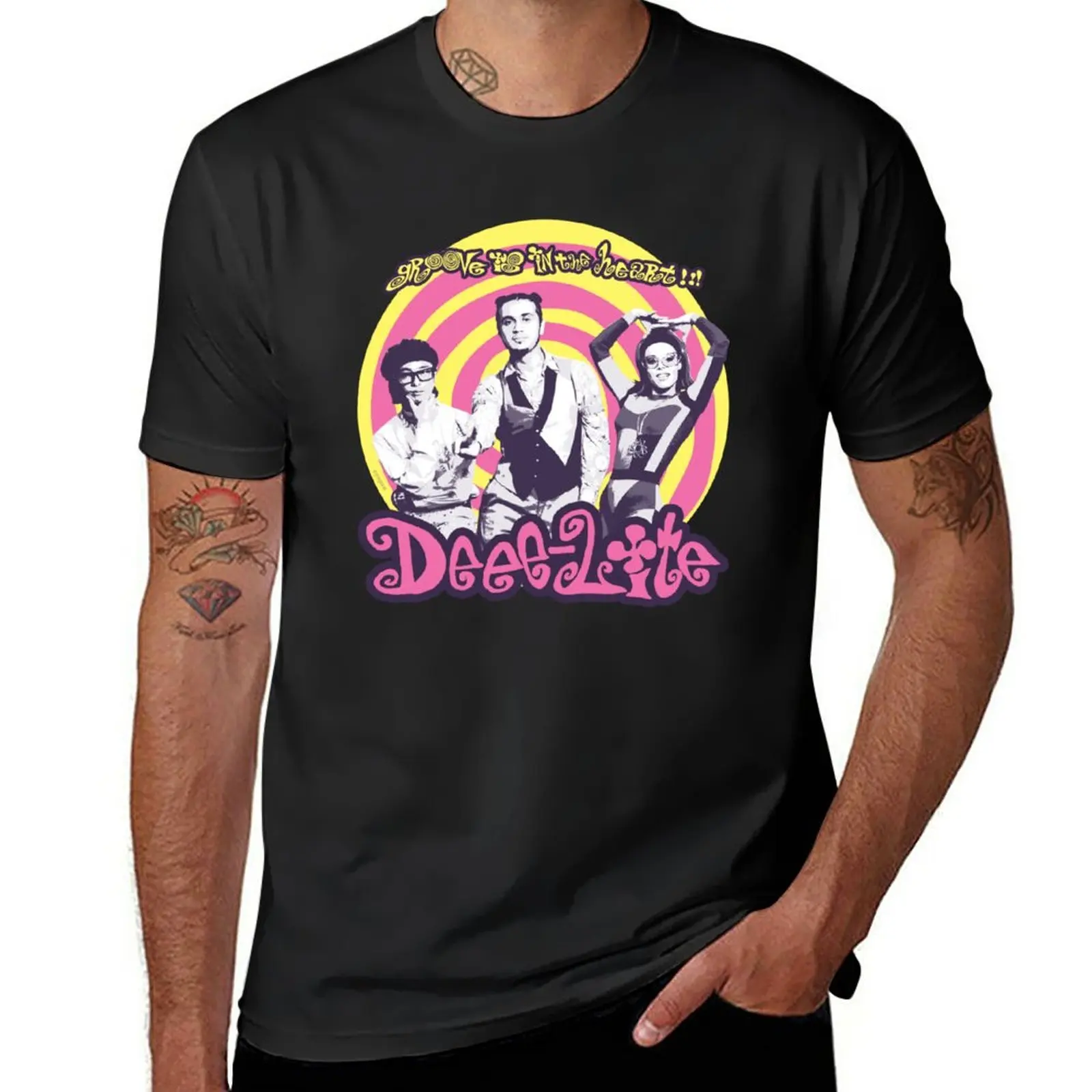 

Deee Lite 90s Dance Music T-Shirt quick drying cute clothes men clothings