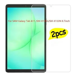 Premium 2 - Pack Glass Screen Protector and Tablet Case (2P - Galaxy Tab A11)