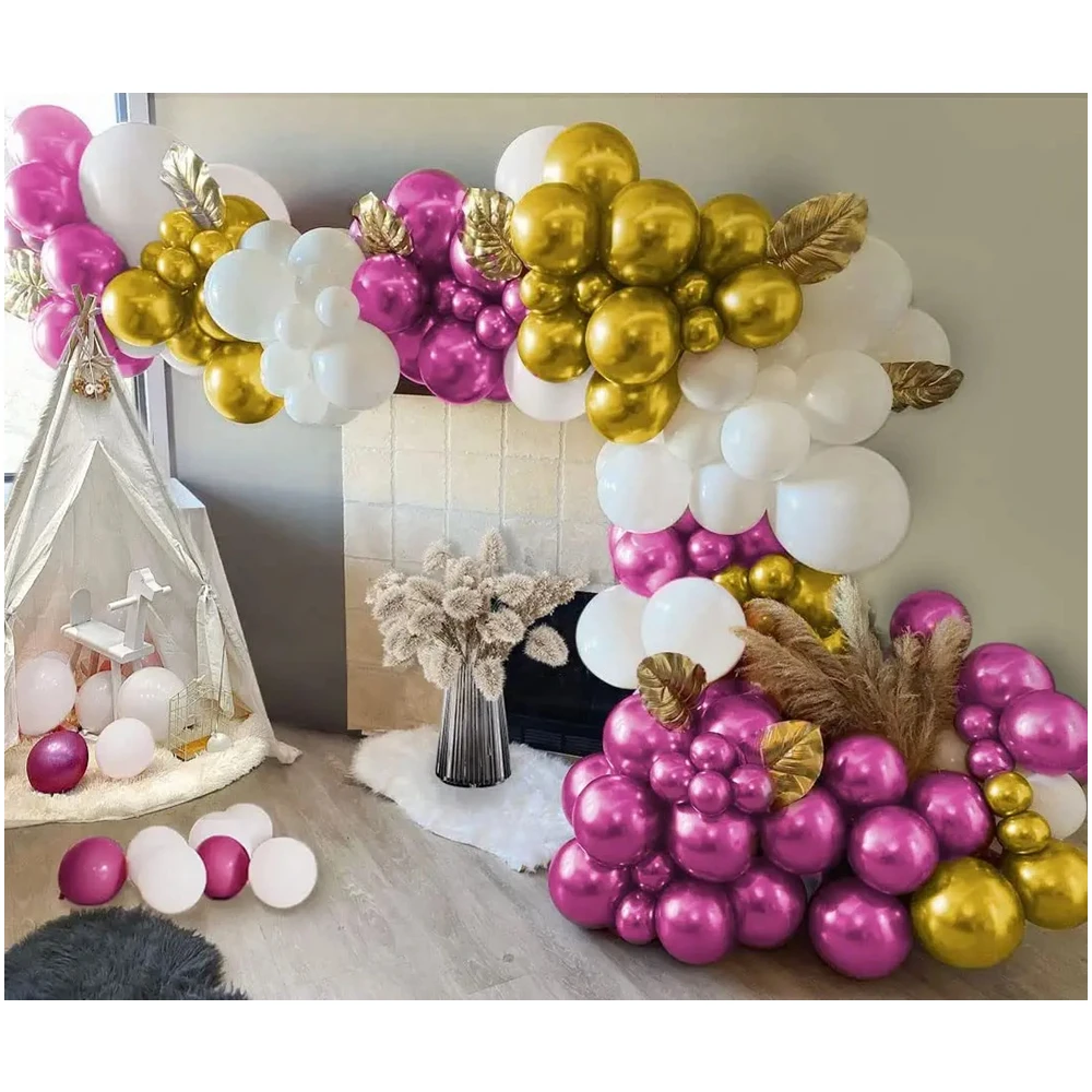 85PCS Silver White Balloon Garland Kit Balloon Arch, Latex Balloon with  Metal Gold Balloons for Birthday Baby Shower Graduation Wedding Party  Decorations - China Wedding Party and Birthday Party price