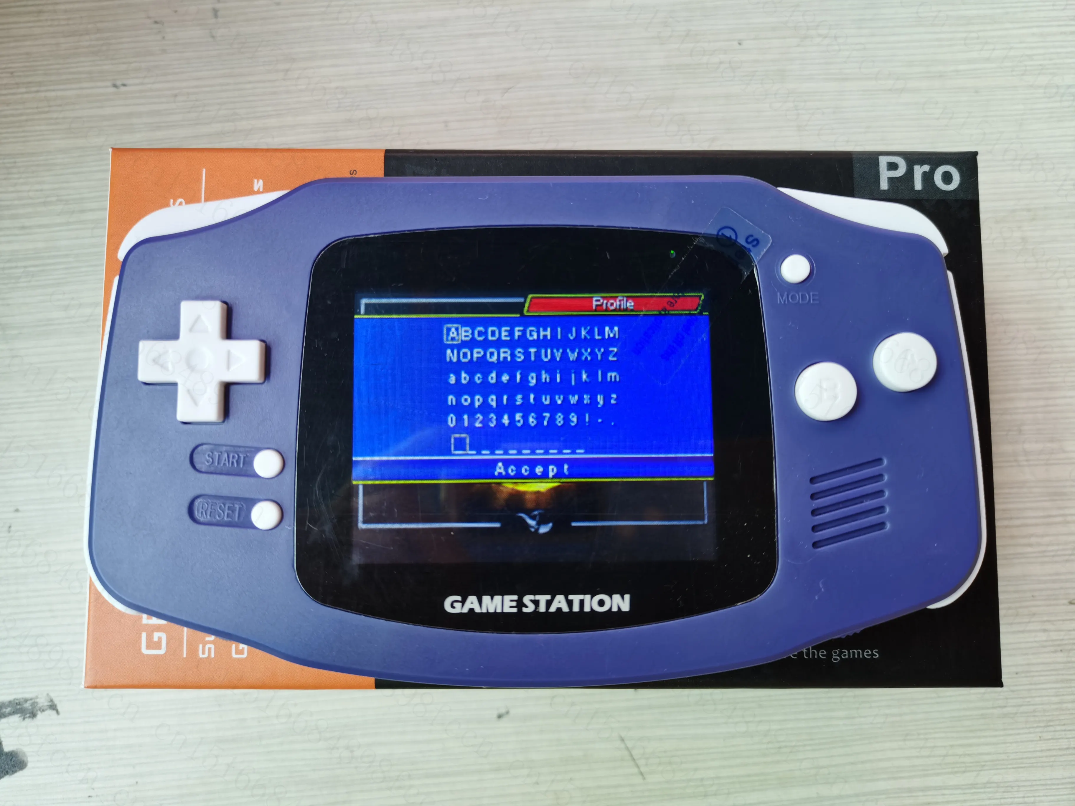 5180 Games 3 Inch Retro Handheld Game Console Player with 3 Emulators for Genesis for Nes for GBA  Support TF Card Save&Load