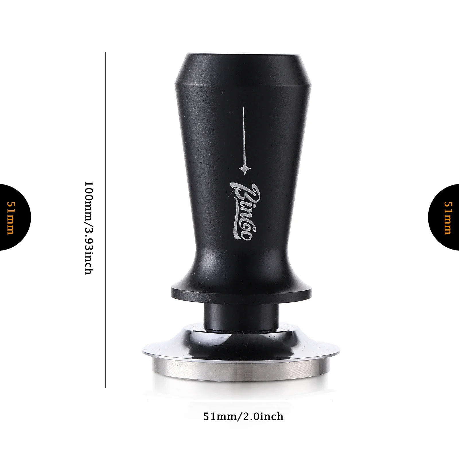 مكبس قهوة اسبريسو فاخر 51/58 مم، أداة توزيع قهوة ا...