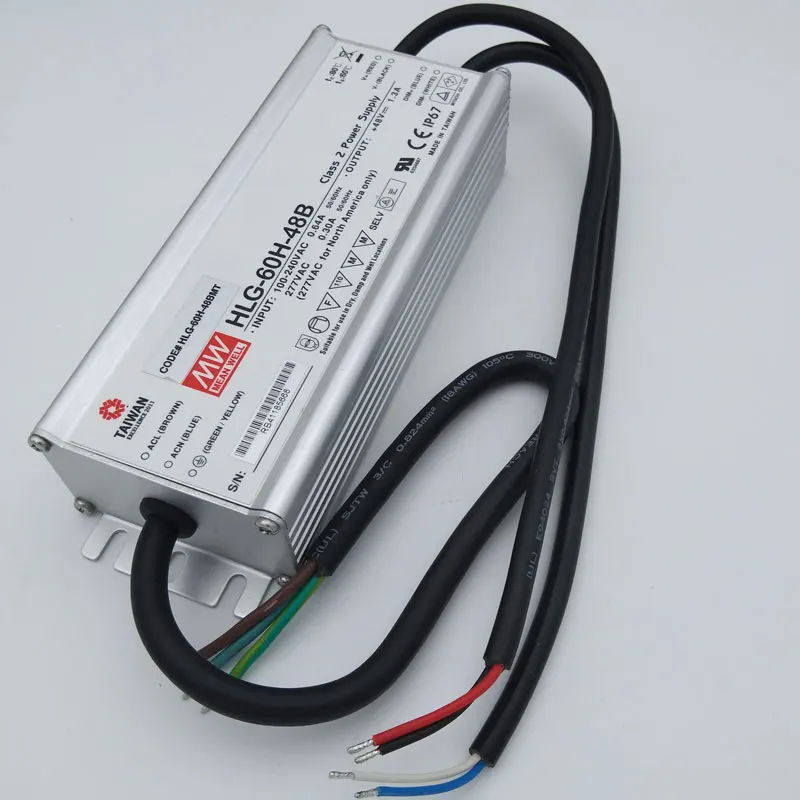LM301H EVO Driver Led Quantum Bar QB128 60W HLG-60H-4BB 48V 1.3A Grow Light Power Supply LM281B Dimmable Meanwell Plants Indoor