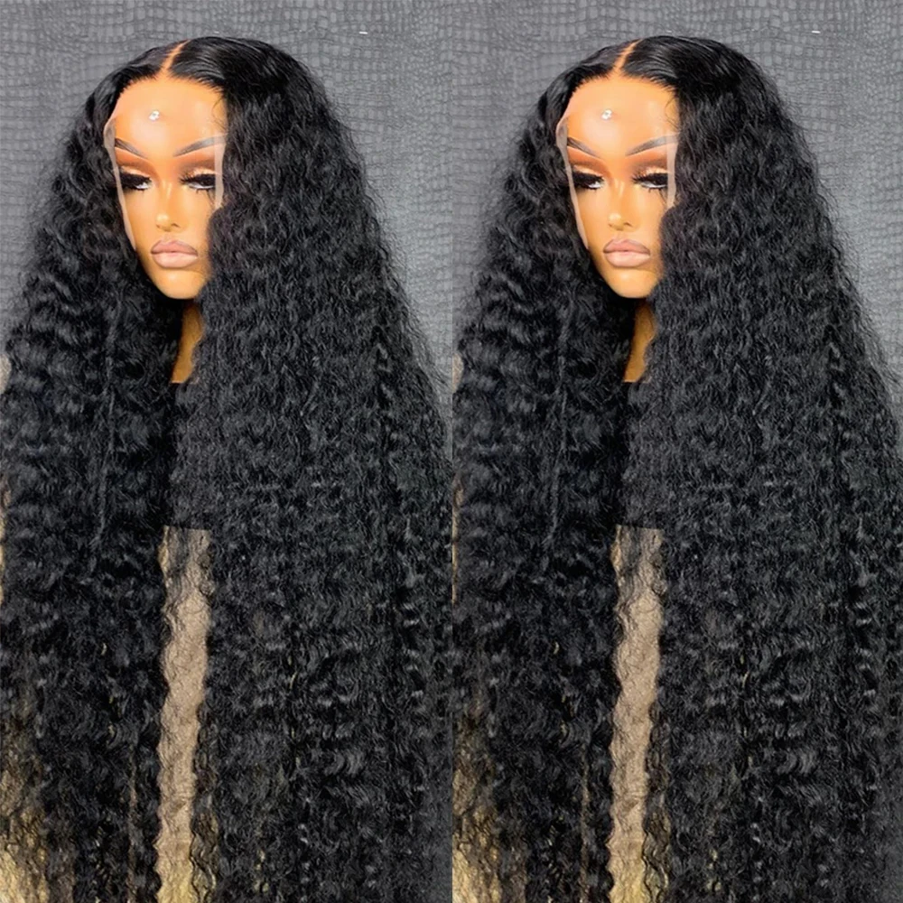 

Deep Wave Lace Front Wig Pre Plucked Glueless Curly Lace Wigs for Women 13x6 HD Lace Frontal Wig Human Hair Brazilian