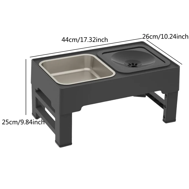 Buy AUKL Elevated Dog Slow Feeder Bowls Adjustable Raised Dog Bowls with 3  Level Raised Feeder Bowls for Large Dogs (Slow Feeder Bowl) Online at Low  Prices in USA 