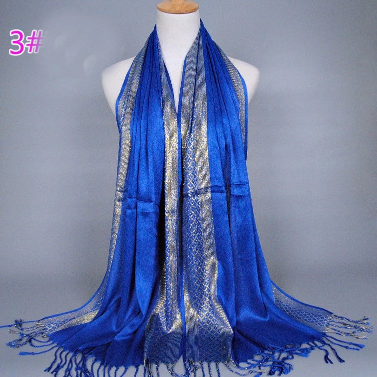 

170*60cm New Tassel Scarf Women Muslim Hijab Turban Fringed Shawl Wrap Islamic Stoles Bandanas Pashmina Bufanda Foulard Scarves