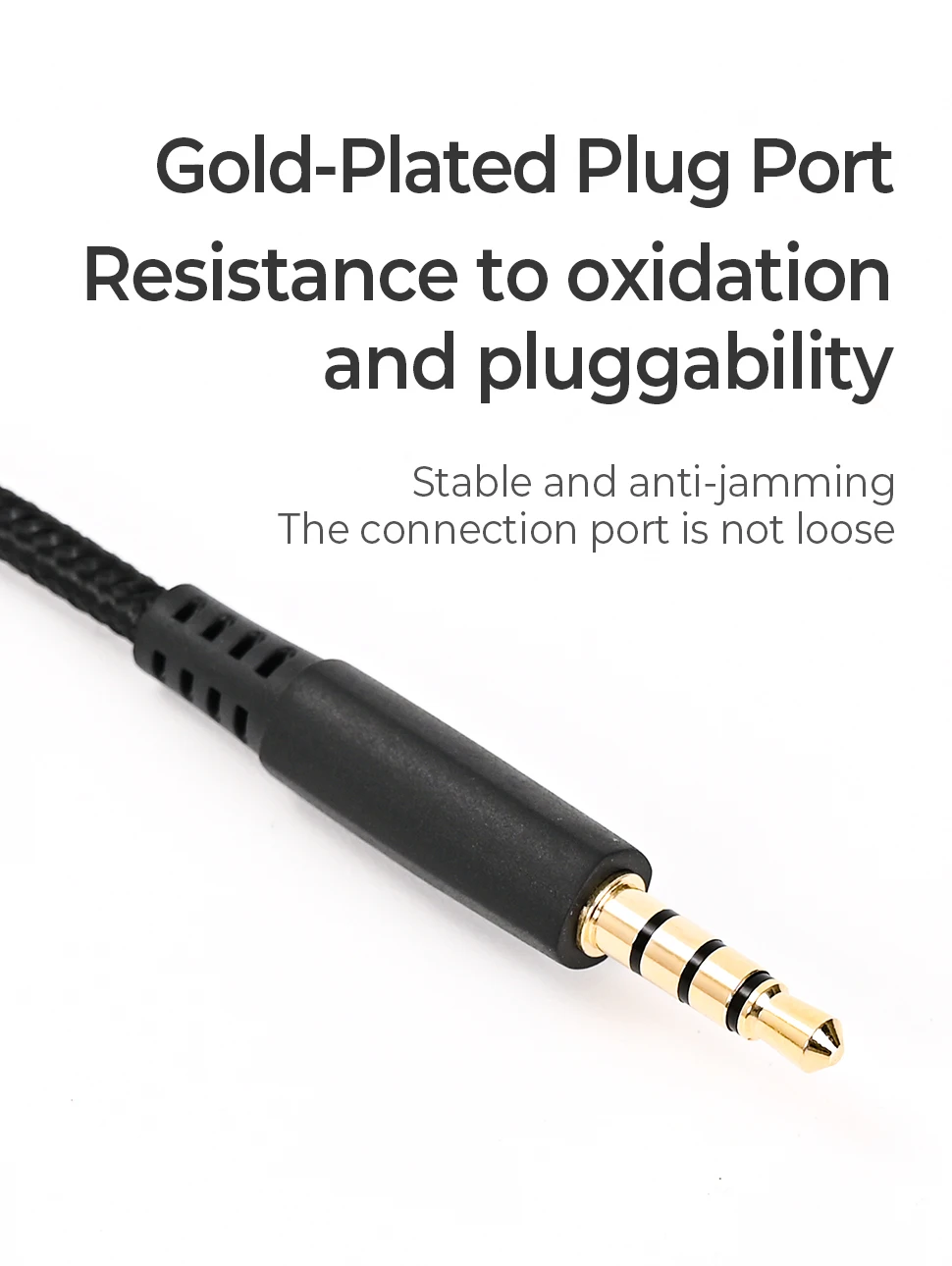 3.5mm Plug 2M Headphone Cable for HyperX Cloud Alpha Gaming headset Replacement Portable Headphone Sound Control cable
