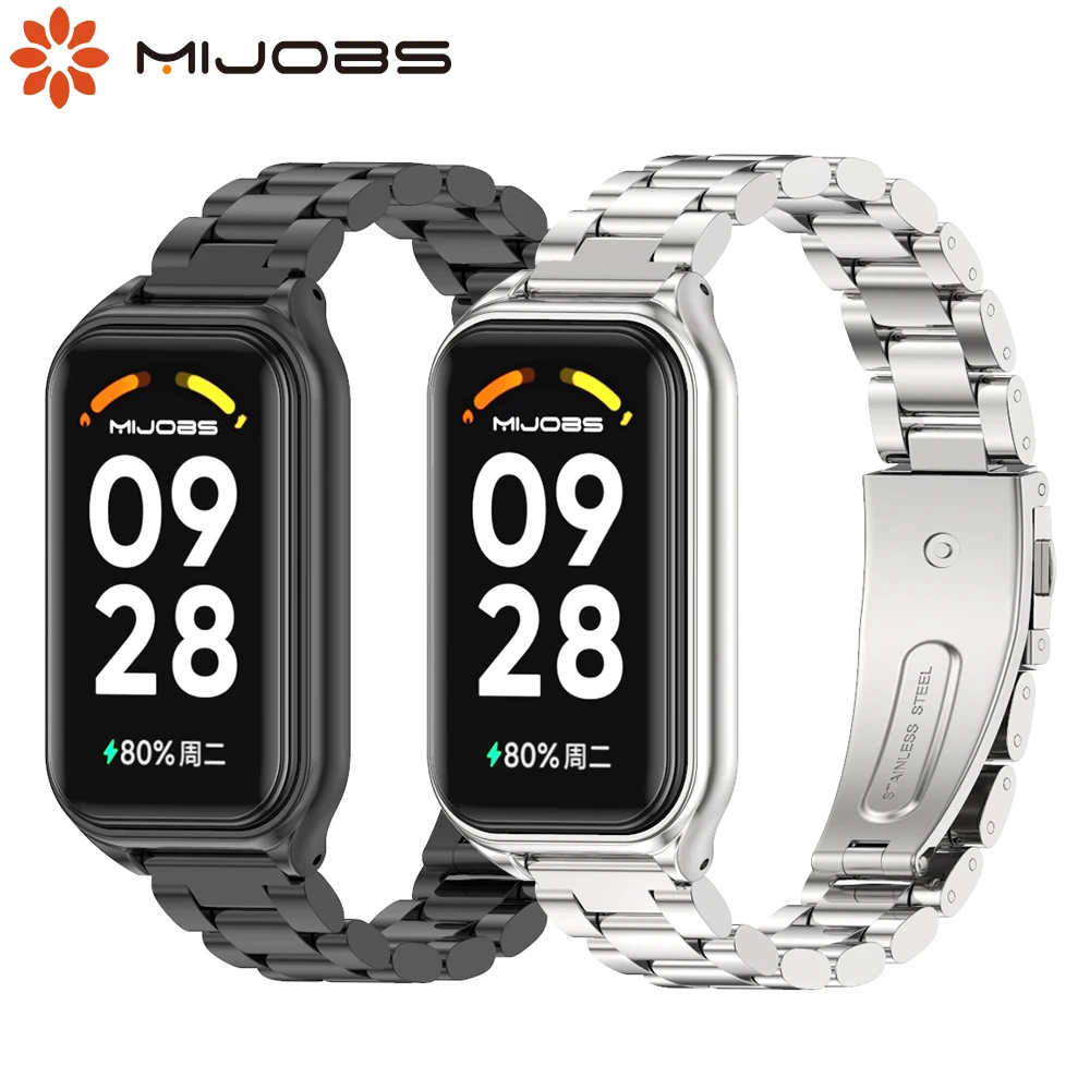 

Strap for Redmi Band 2 Bracelet Metal Wristbands for Xiaomi Redmi Smart Band 2 Strap Watchband Correa Accessories