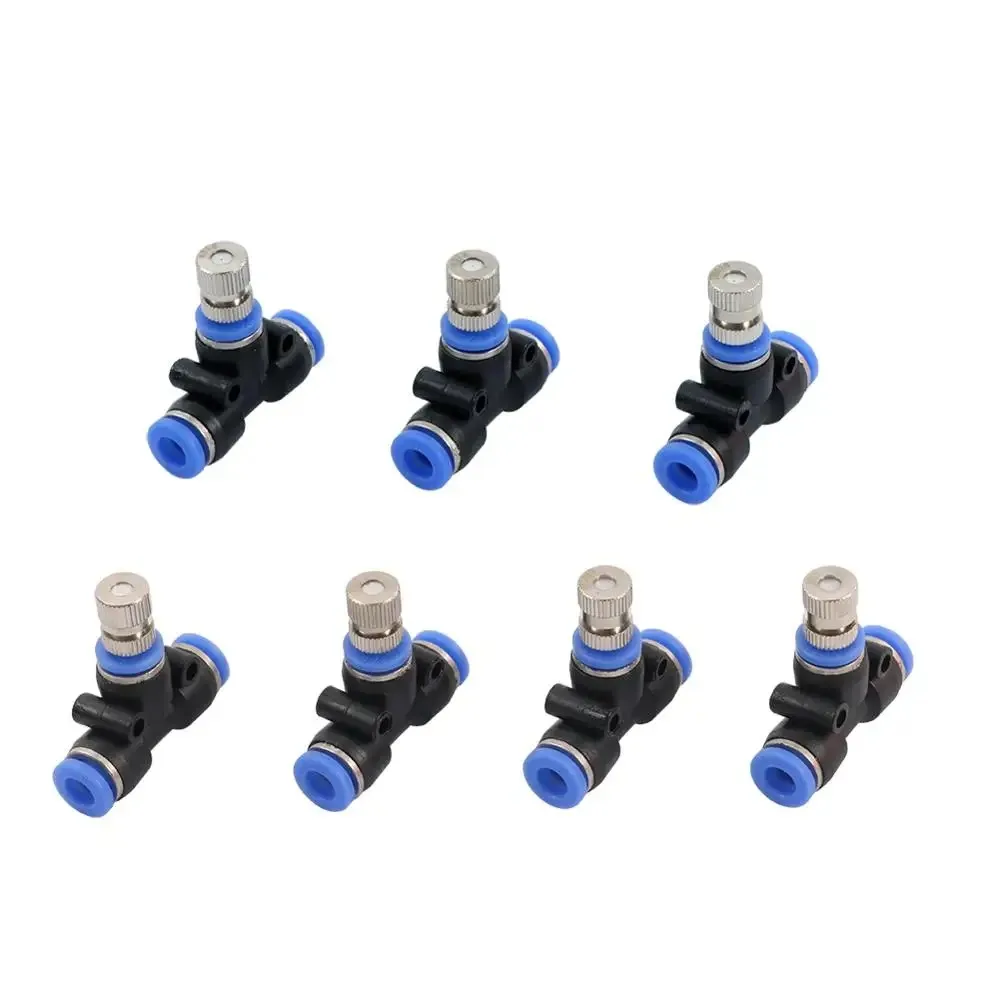 

50Pcs Low Pressure Misting Cooling System Atomizing Nozzle 6mm Slip Lock Quick Connectors Humidify Watering Landscaping Sprayer
