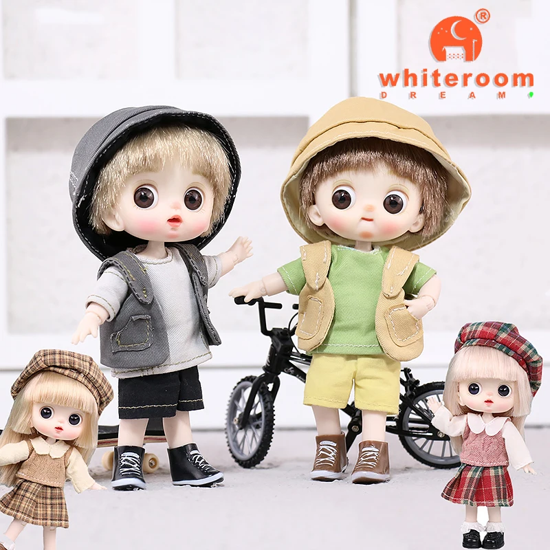 Mini Ob11 Bjd Doll Accessories Obitsu 11 Clothes Dolls For Girls Boy Toys Baby Kawaii Anime Toy Cute Items Pajama Miniature 2