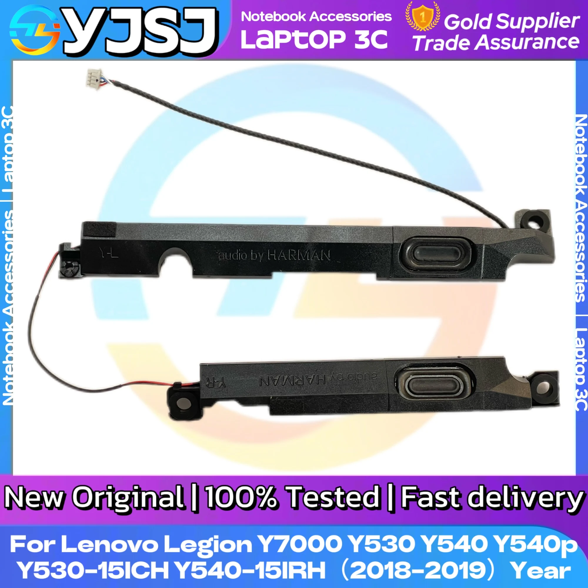 New Original Laptop Built-in Speaker for Lenovo Legion Y7000 Y530 Y540 Y530-15ICH Y540-15IRH (-) Year PK23000QMC0 laptop speaker