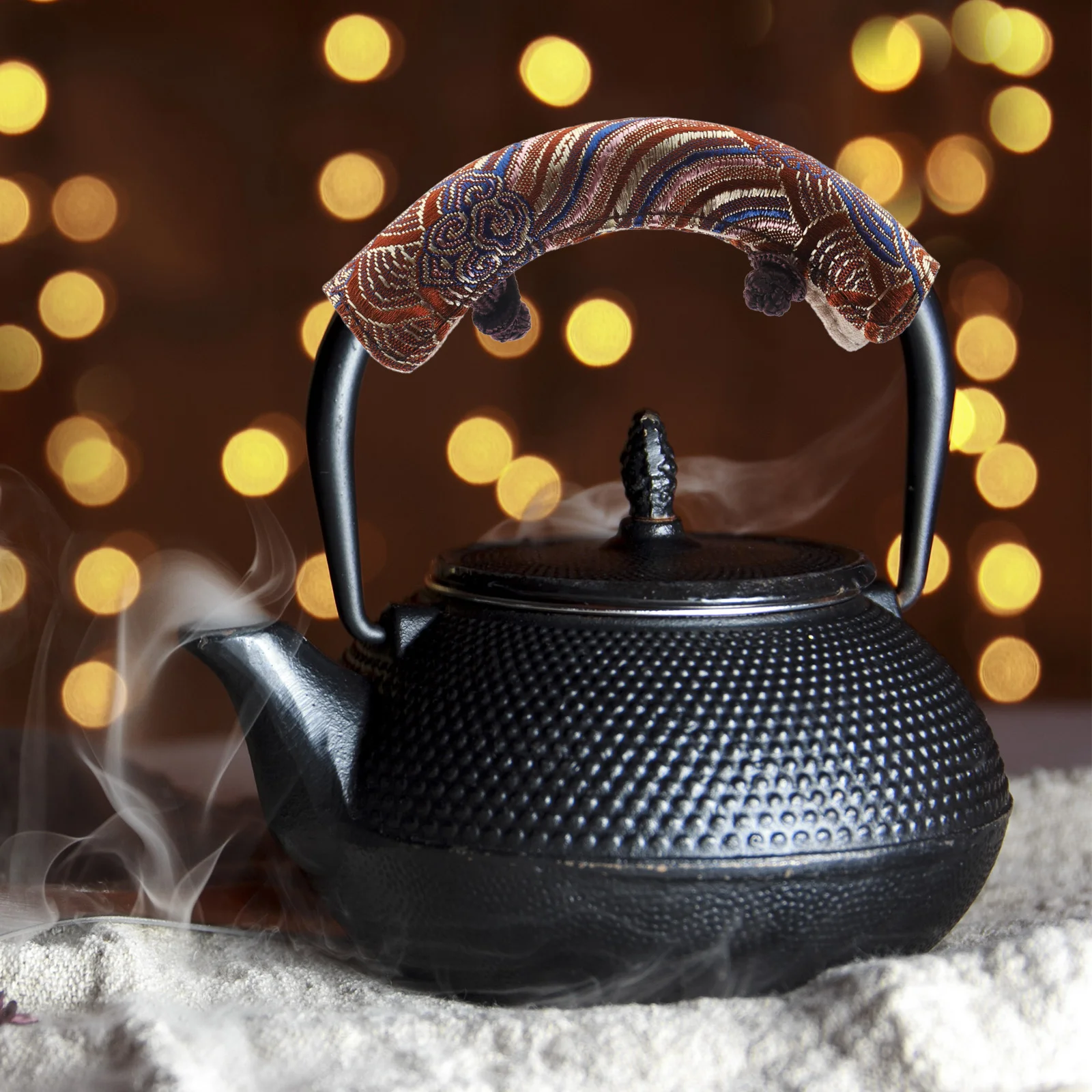 Pan Handle Cover Tea Kettle Handle Cover Tea Pot Cloth Sleeve Pot Teakettle Teapot Accessory
