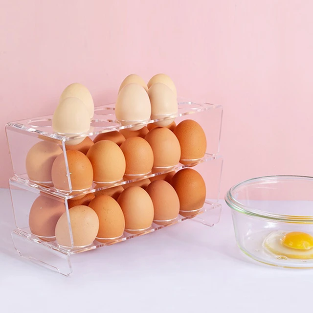 Stackable Egg Holder | 18 Egg Holder | Egg Tray | Farmhouse Egg Holder |  Counter Egg Storage | Wooden Egg Holder | Egg Carton