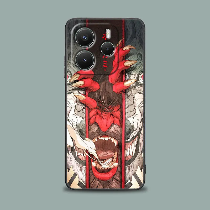 Japanese Art Samurai Ninja Soft Phone Case Cover