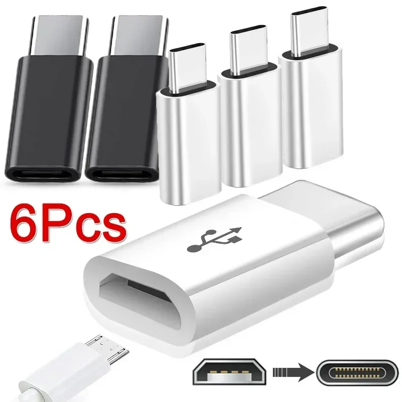 USBCAdapterMicroUSBFemaleToTypeCMaleConvertConnectorPhone