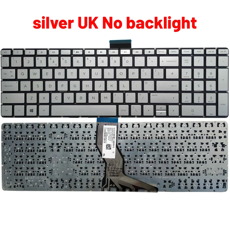 silver UK No backlit