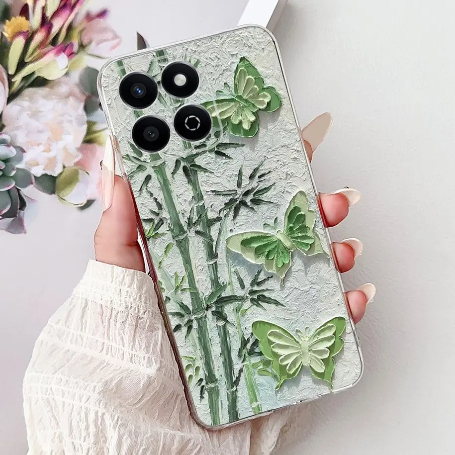 Fashion Butterfly Shockproof Silicone Back Cover