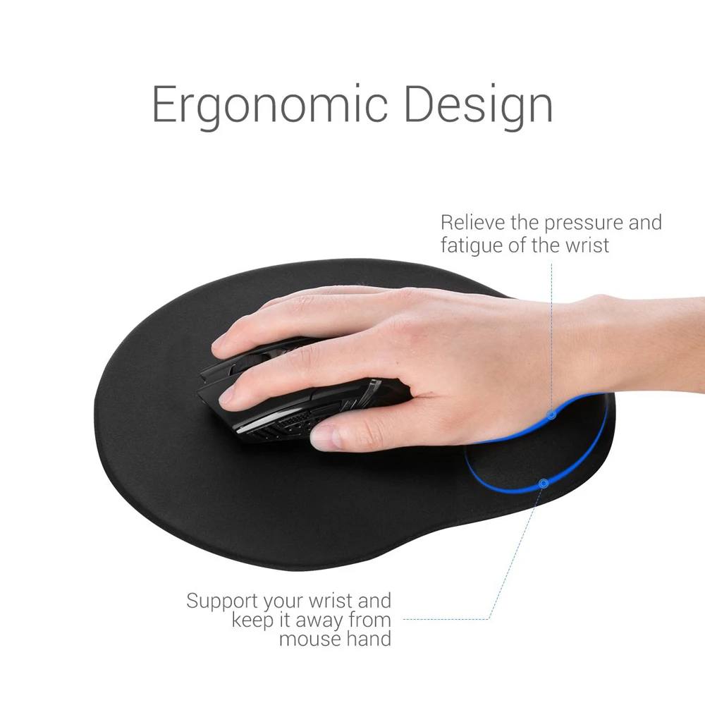 Ergonomic Wrist Rest Gaming Mouse Pad for Enhanced Comfort
